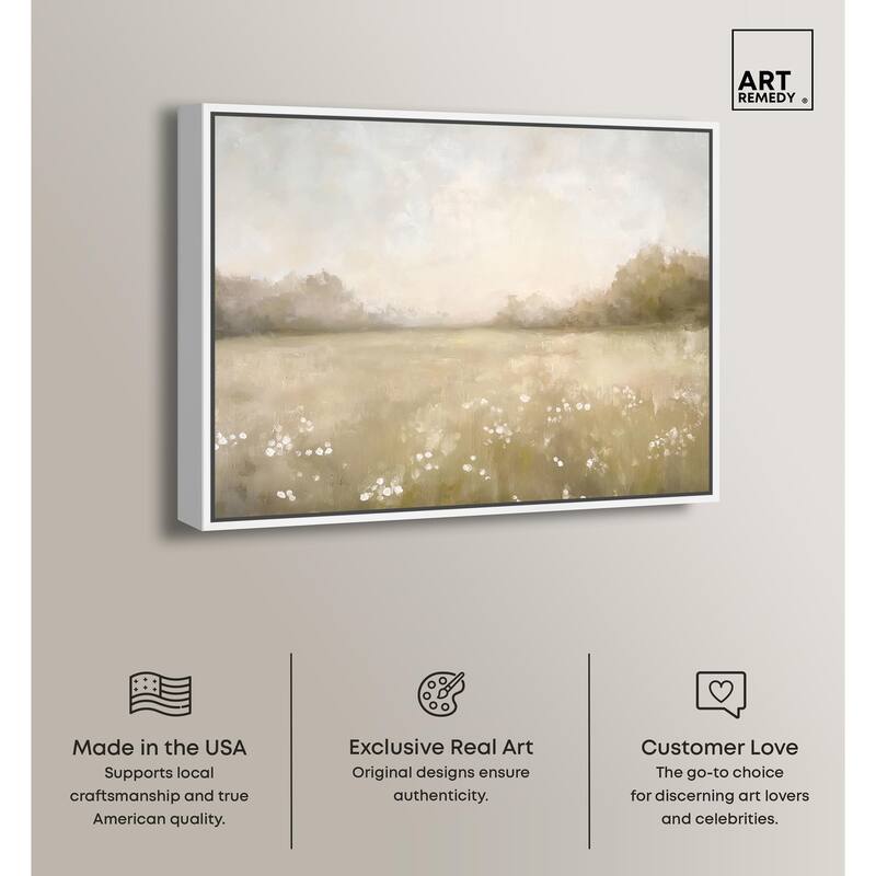 Peaceful Expanse Canvas by Art Remedy