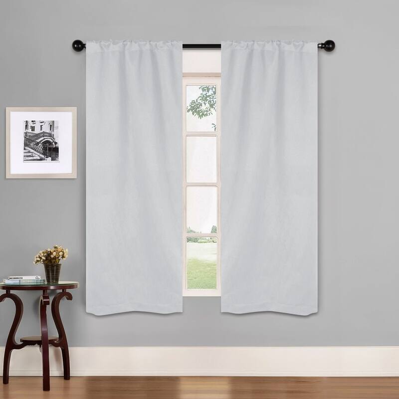 Superior Zuri Washable Room Darkening Curtains, Set of 2 Panels