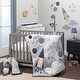 preview thumbnail 7 of 5, Lambs & Ivy Sky Rocket Planets/Stars Musical Baby Crib Mobile Soother Toy- Blue