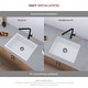 preview thumbnail 21 of 52, STYLISH 22 inch Composite Granite Dual Mount Kitchen Sink - 22" x 17.5" x 8.25"