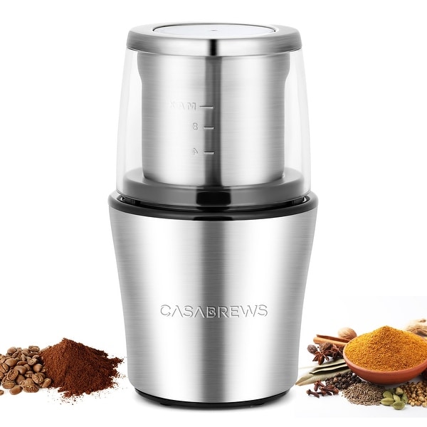 Ovente 2 in 1 Automatic Electric Salt and Pepper Grinder with 6 AAA Battery  - Bed Bath & Beyond - 30429115