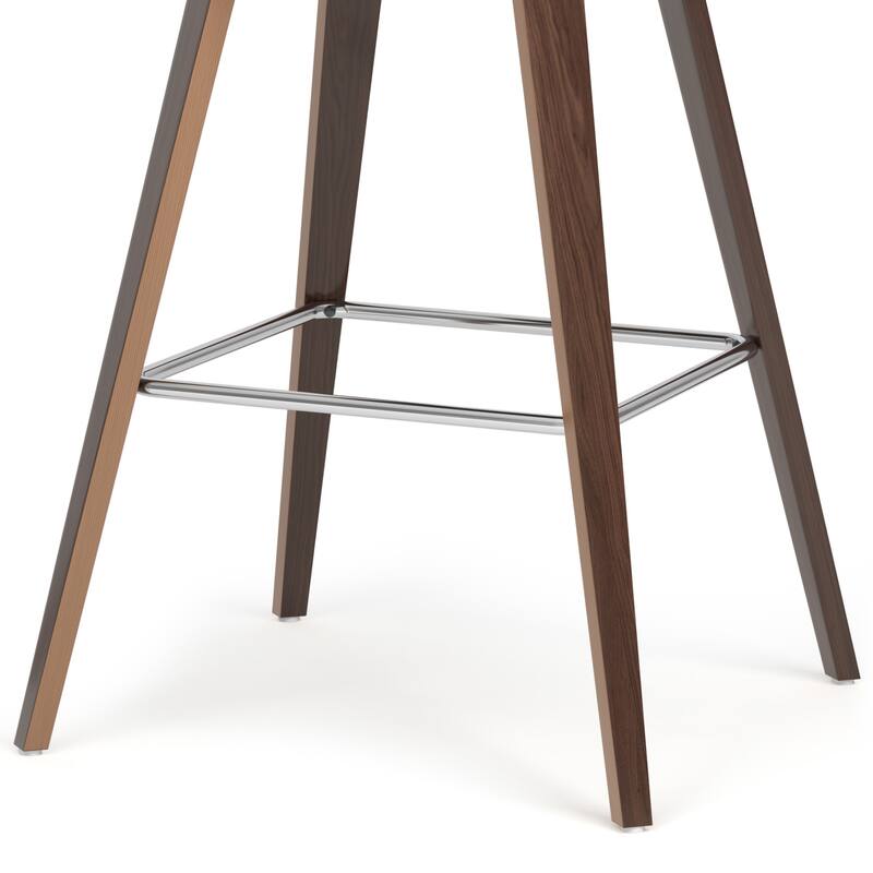 WYNDENHALL Cacey Mid Century Modern Bentwood Counter Height Stool (Set of 2) - 20.7'' x 21.1'' x 36.6