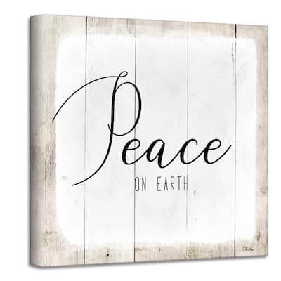 Ready2HangArt 'Peace on Earth II' Holiday Canvas Wall Art by Olivia Rose