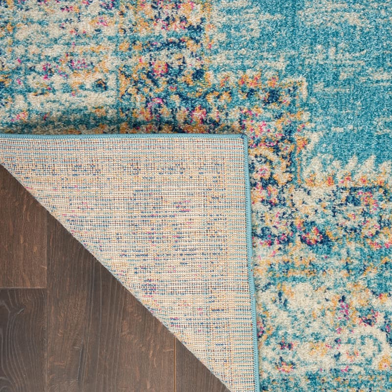 Porch & Den Dobbin Vintage Persian Medallion Farmhouse Area Rug