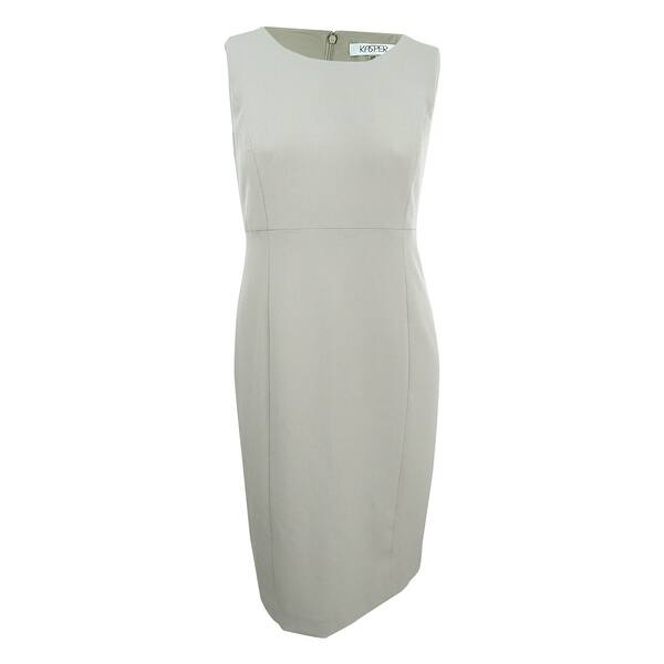 Shop Kasper Women S Plus Size Sheath Dress 16w Clay Clay