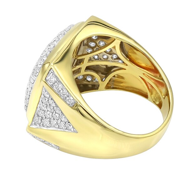 statement mens diamond pinky rings
