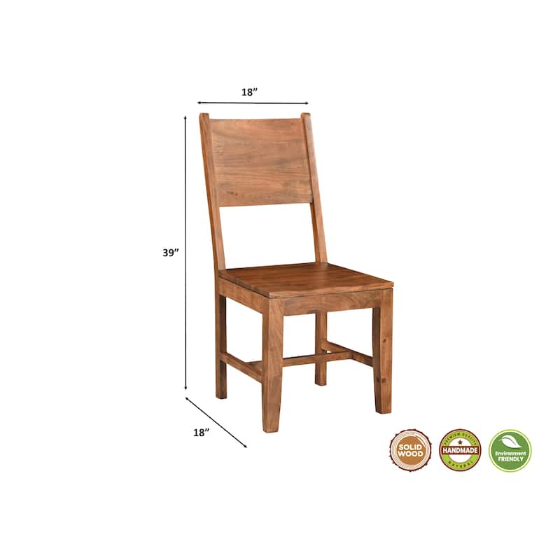 Riley Solid Wood Dining Chairs (Set of 2)