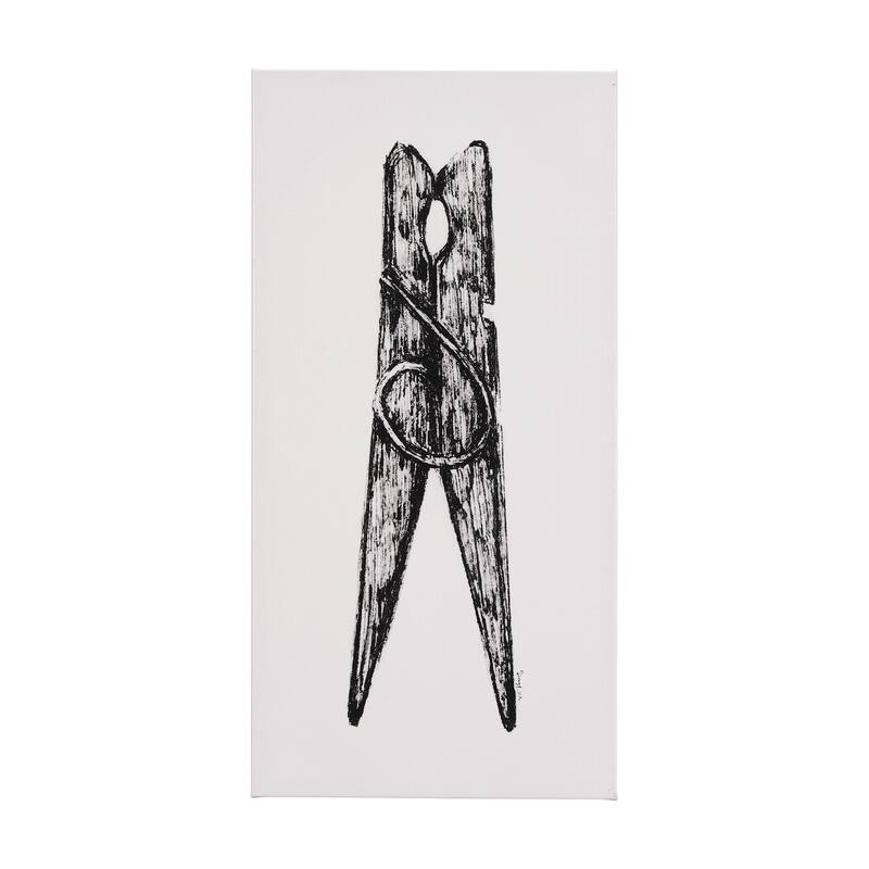 Vintage Clothes Peg II (30 x 60) Canvas Art Print - Large