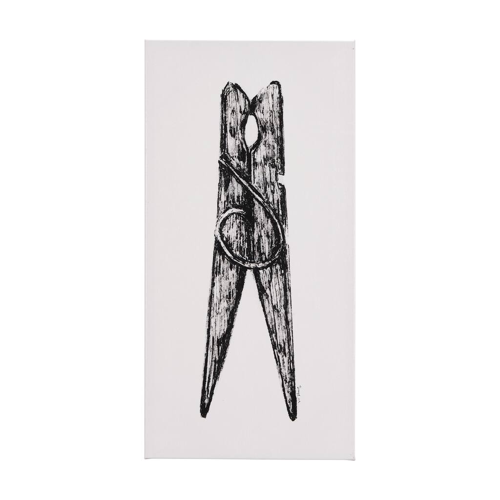 Vintage Clothes Peg II (30 x 60) Canvas Art Print