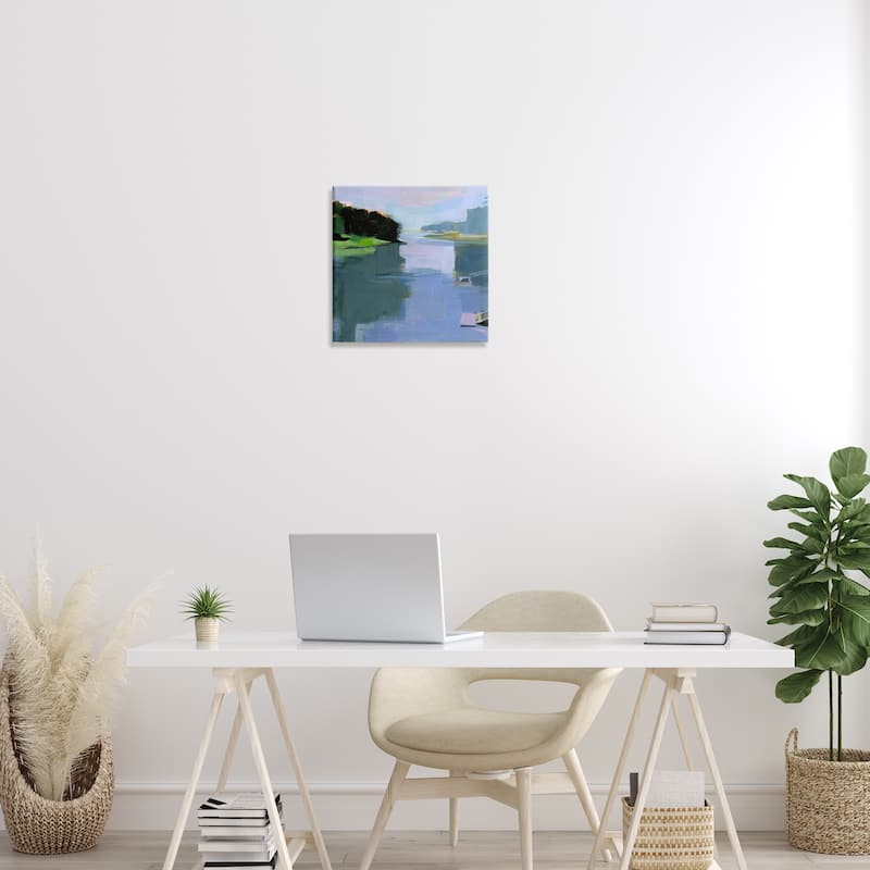 Stupell Water Reflection Abstract Canvas Wall Art Design By Kathleen Robbins