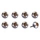 preview thumbnail 35 of 65, Knob-It Vintage Handpainted Ceramic Knobs (8-Pack) White/Blue/Yellow/Copper
