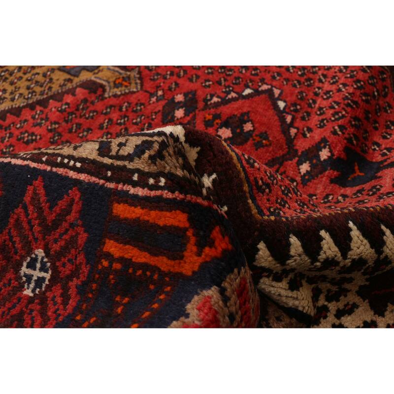 ECARPETGALLERY Hand-knotted Andelz Red Wool Rug - 3'8 x 6'4