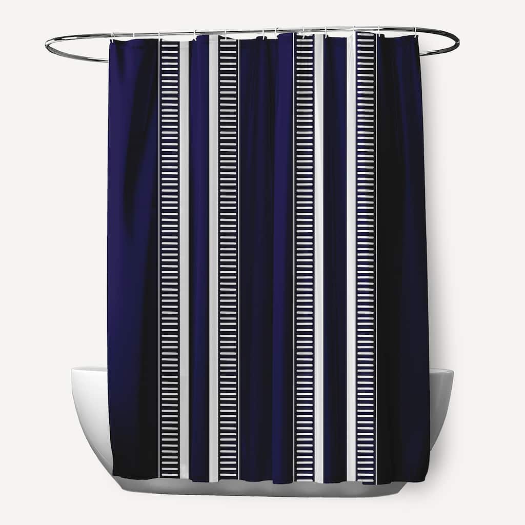 Dashing Stripedd, Stripedd Print Shower Curtain