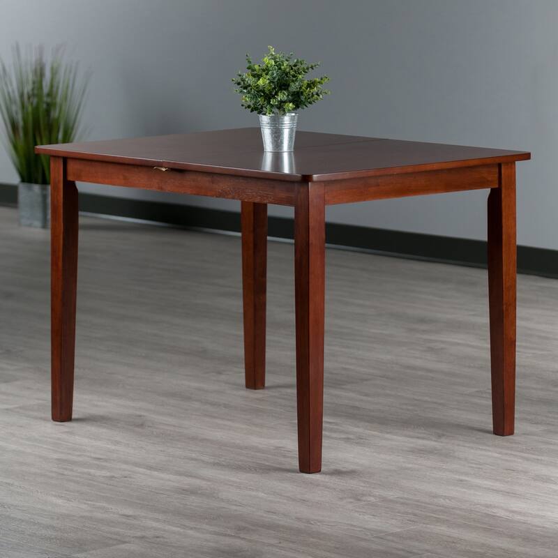 Darren Dining Table w/ Extension Top, Walnut