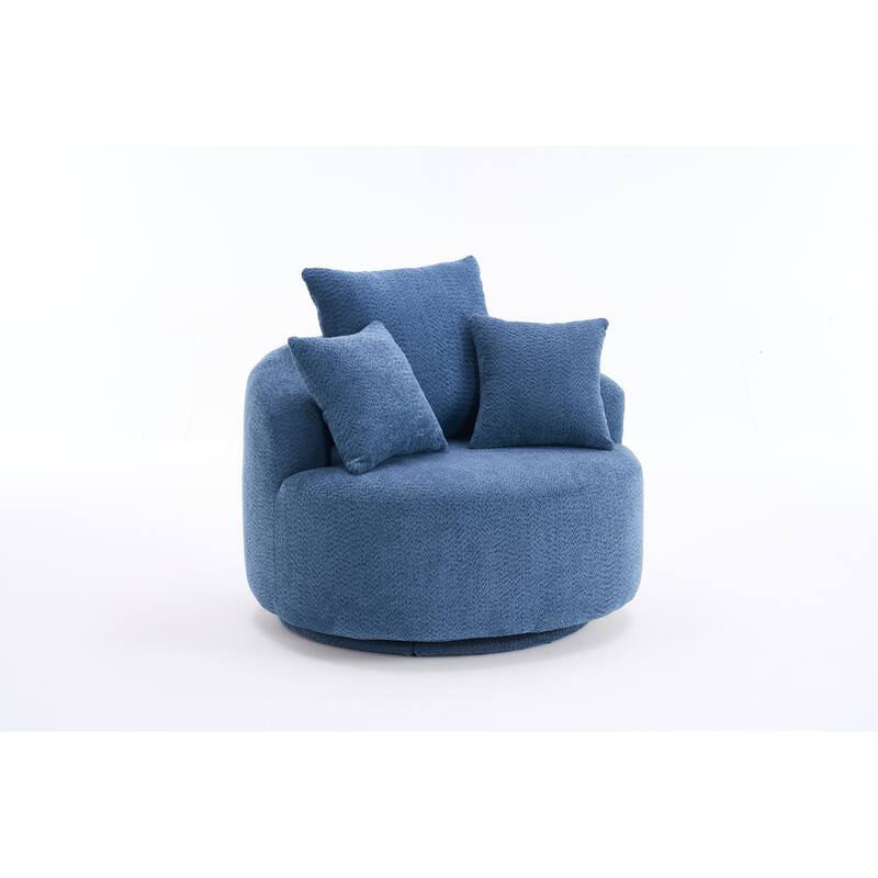 Single Seat Full Sponge Compression Swivel Chair Single Sofa