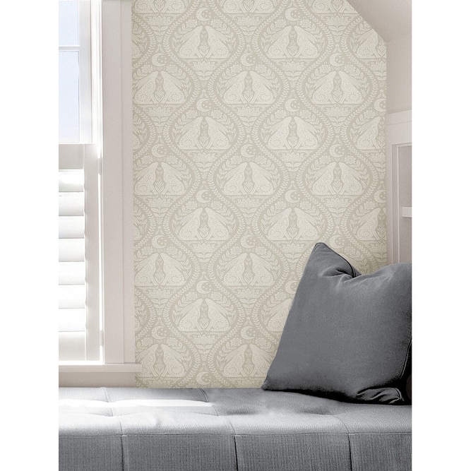 NuWallpaper Cream Moon Peel & Stick Wallpaper