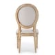 preview thumbnail 75 of 90, Phinnaeus French Country Fabric Dining Chairs (Set of 2) by Christopher Knight Home