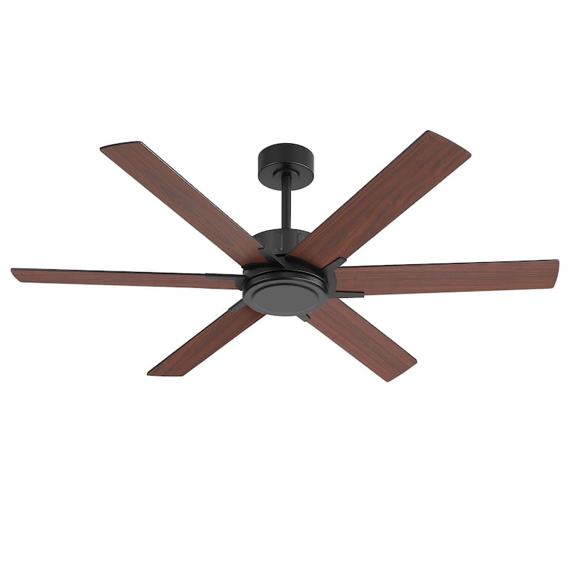 48/56/60 Inch Reversible Blade Ceiling Fan No Light with Remote Control