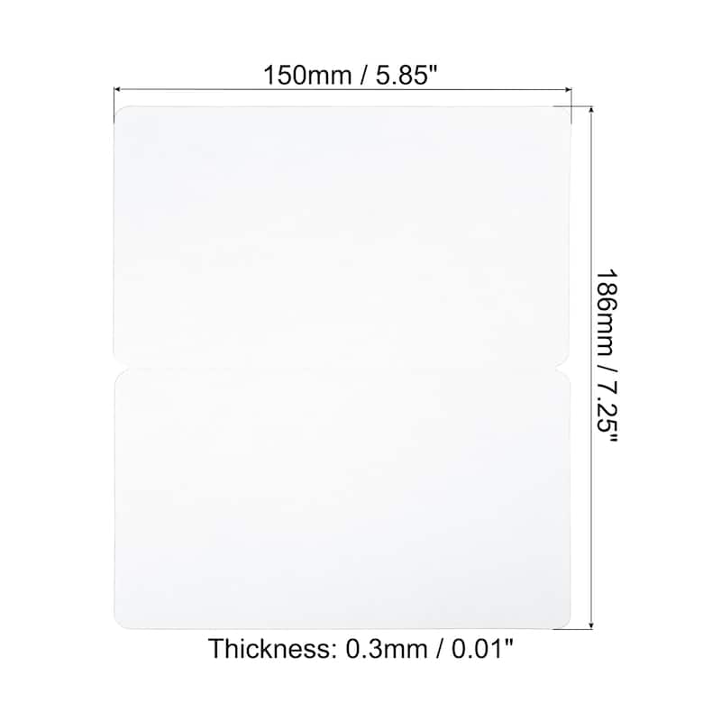 Blank Greeting Cards,50Pcs Favor Decor Foldable Blank Card, Card Paper - White