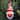 Magnesium Garden Gnome Sitting Holding Big Heart with Red Hat