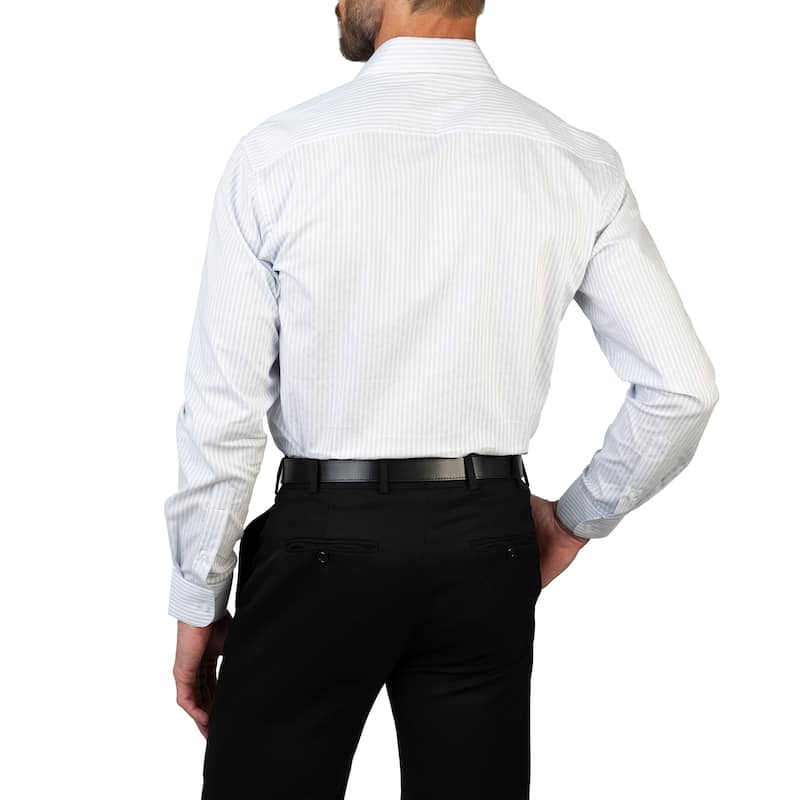 Vince Camuto Men's Stretch Slim Fit Striped Dress Shirt