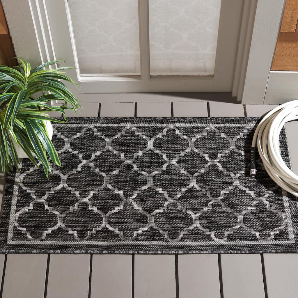 SAFAVIEH Courtyard Kamini Indoor/ Outdoor Waterproof Patio Backyard Rug