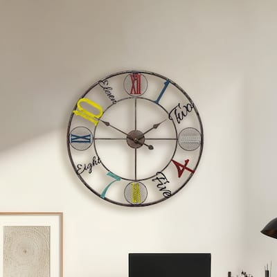 Yosemite Home Decor Whimsical Design Wall Clock - 1.8 x 26.8 x 26.8
