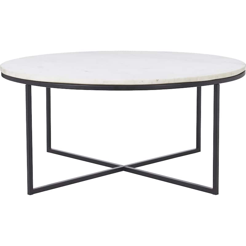 Renwil Livia Indoor Iron Table, Matte Black