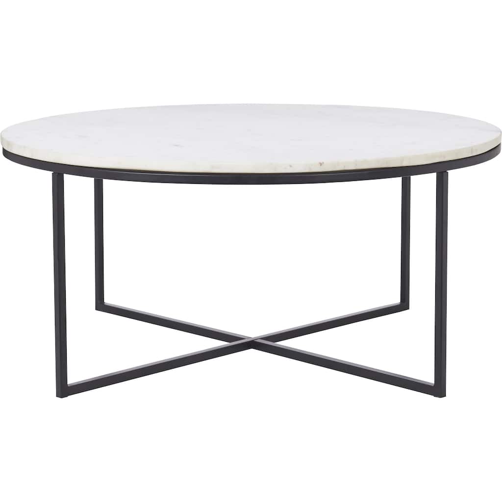 Renwil Livia Indoor Iron Table, Matte Black