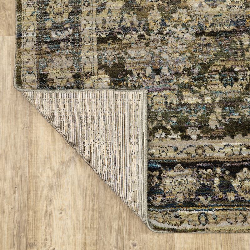Style Haven Mohawk Faded Classic Border Area Rug