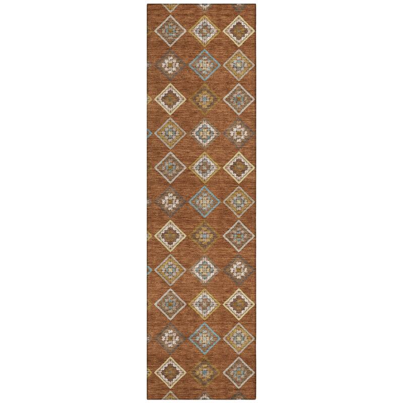 Machine Washable Indoor/ Outdoor Global Flagler Chantille Rug