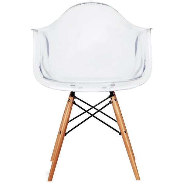 Clear best sale perspex chair