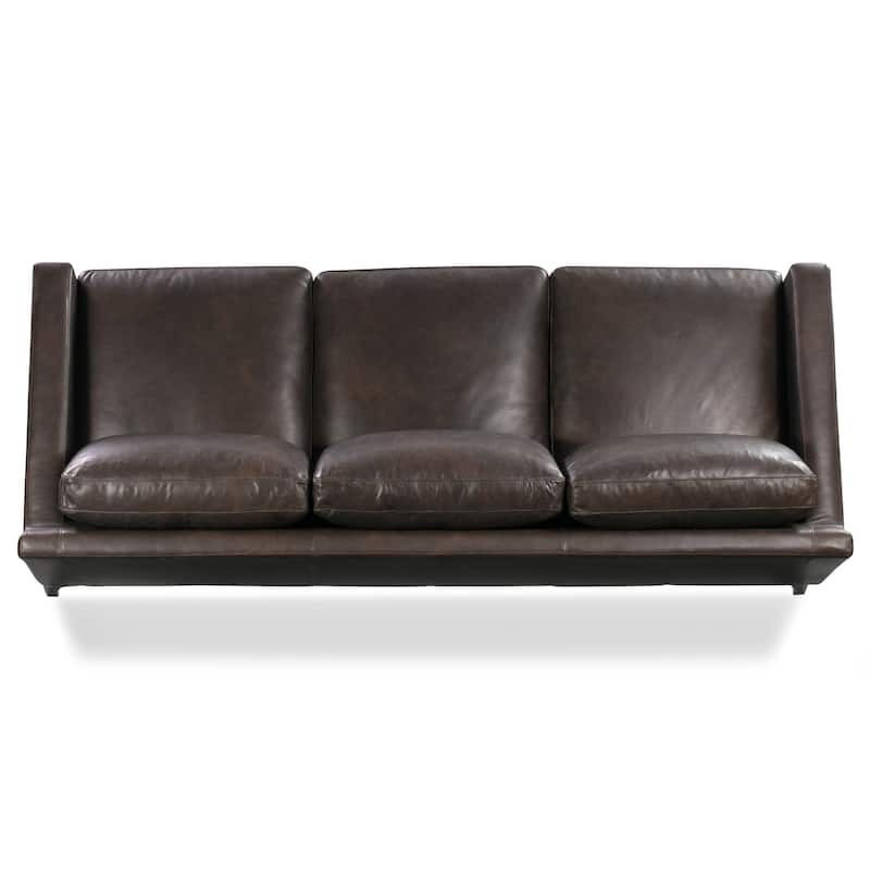 Poly & Bark Sorrento Sofa - Full Grain Genuine Italian Leather