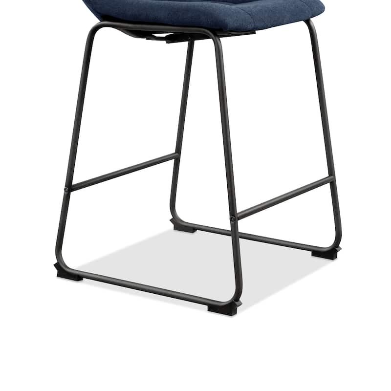 Furniture of America Eamon Modern Chenille Padded Dining Chairs (Set of 2)