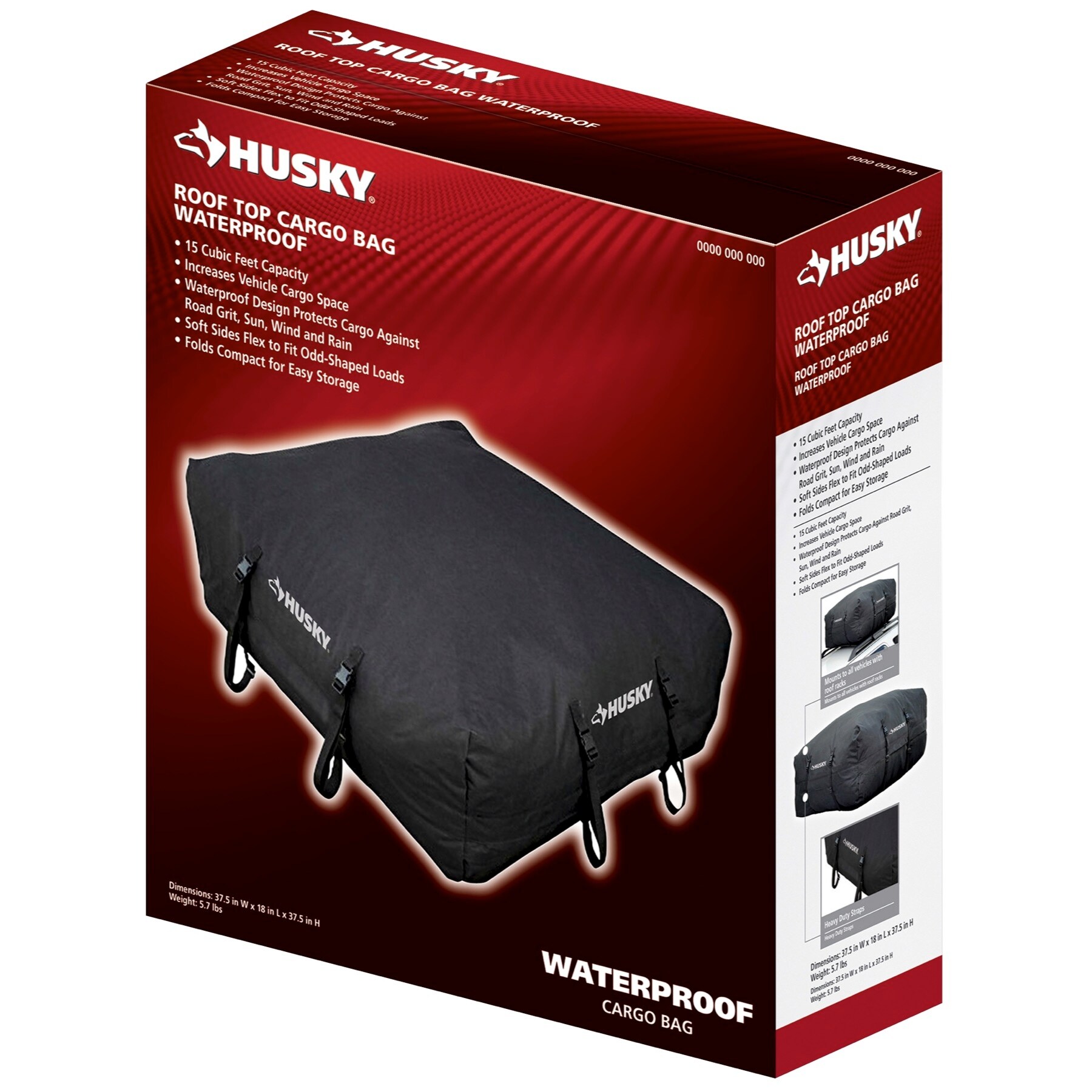 Husky roof rack cargo bag clearance