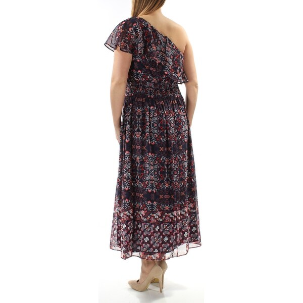 womens navy maxi dress