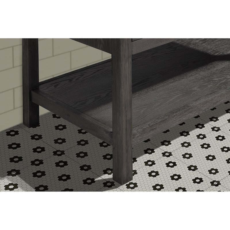 Ari Bath, Betty 42" Bathroom Vanity, Weathered Brown