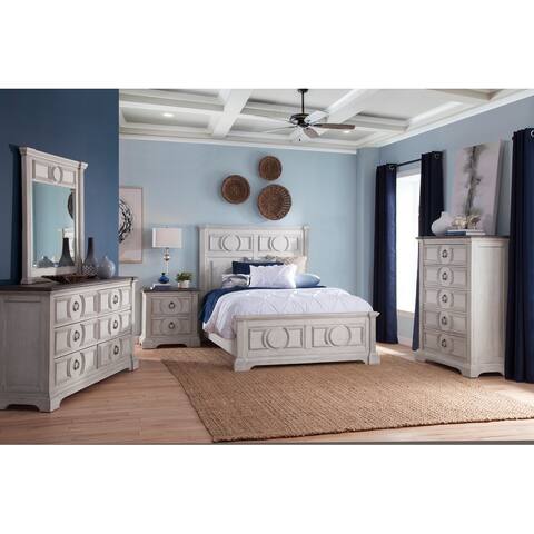 Bristow Antique White 5-piece Queen Bedroom Set by Greyson Living