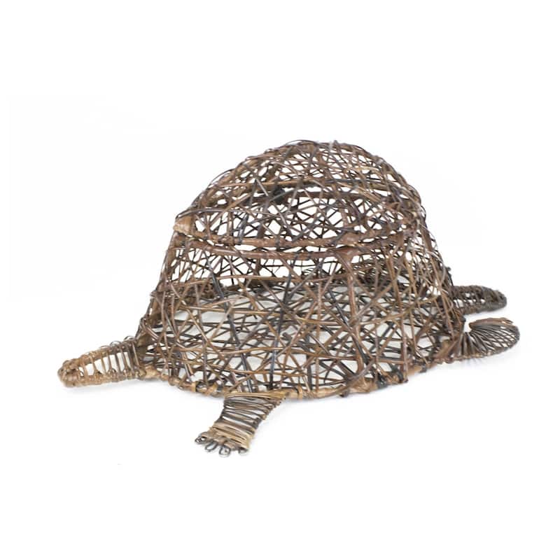 Turtle Shaped Basket With Lid
