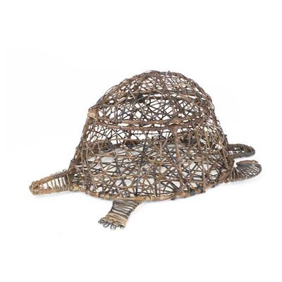 Turtle Shaped Basket With Lid