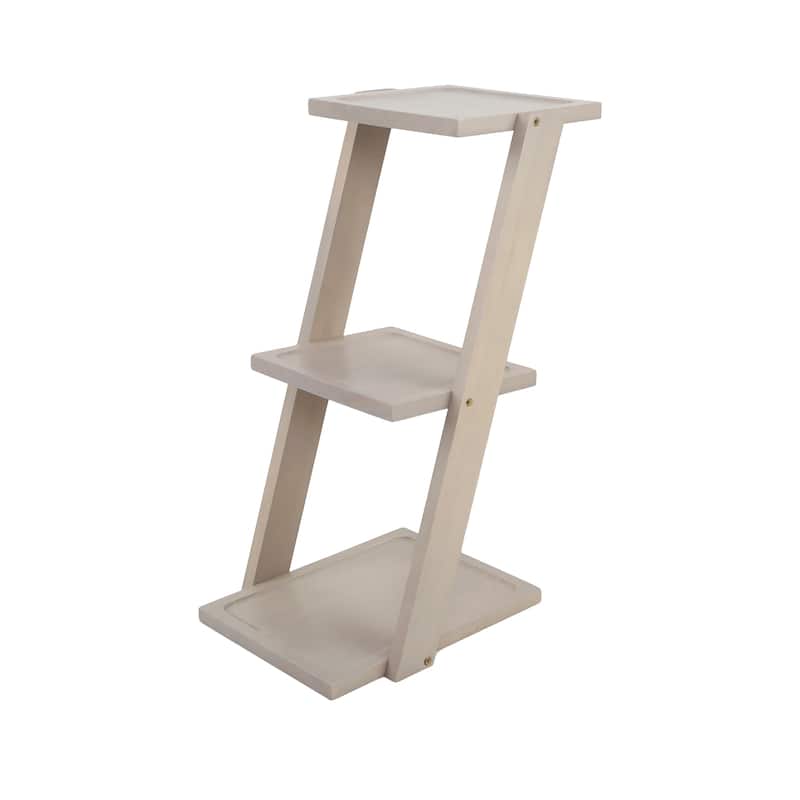 19"H 3-Tier Foldable Shelf