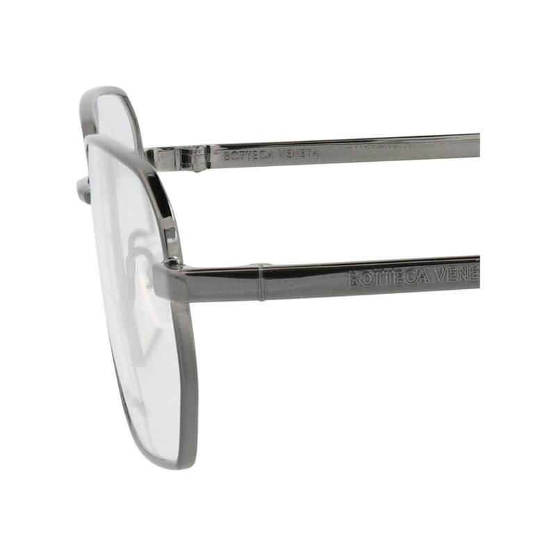 Bottega Veneta Square-Frame Metal Optical Frames
