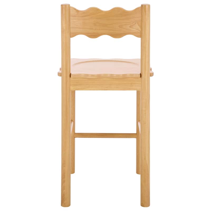 SAFAVIEH Home Nolly Scallop Counter Chair - 20"W x 19"D x 26"H