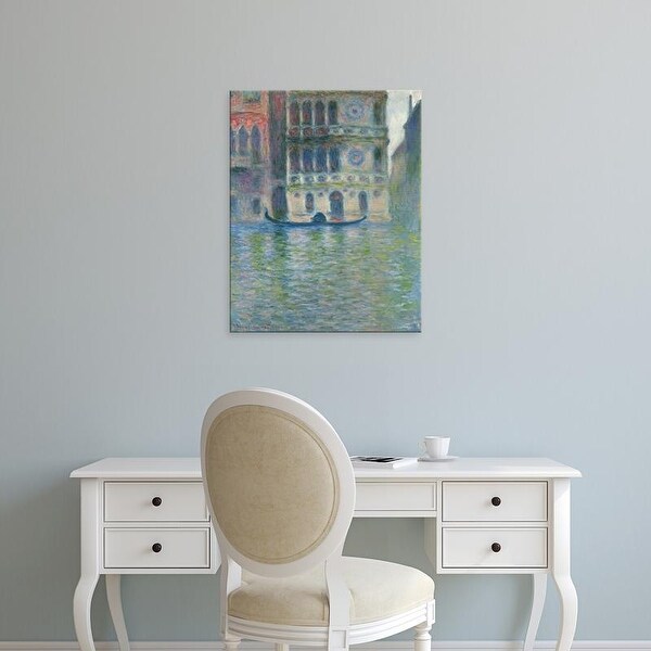 Easy Art Prints Claude Monet's 'Palazzo Dario, Venice' Premium Canvas Art