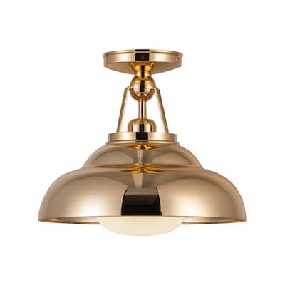 Alora Lighting SF344012 Palmetto 12" Wide Semi-flush Ceiling Fixture