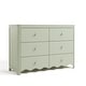 preview thumbnail 2 of 10, Storkcraft Casablanca 6 Drawer Dresser Sage