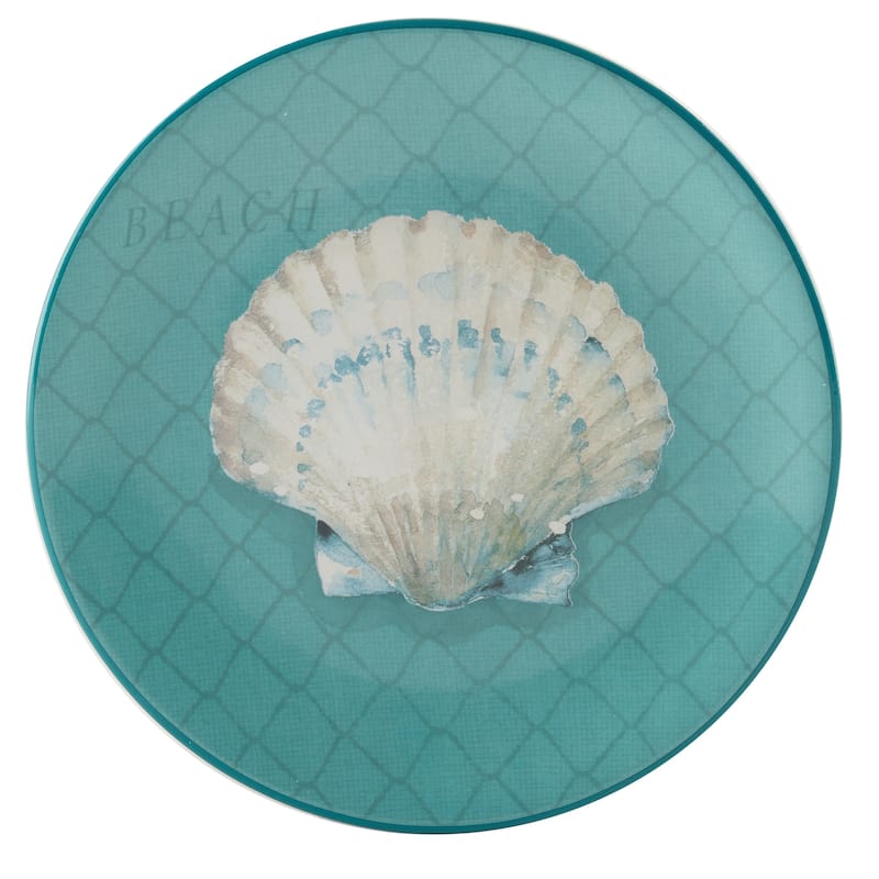 Certified International Ocean View Set of 4 Salad Plates - 9" Diam x 1"