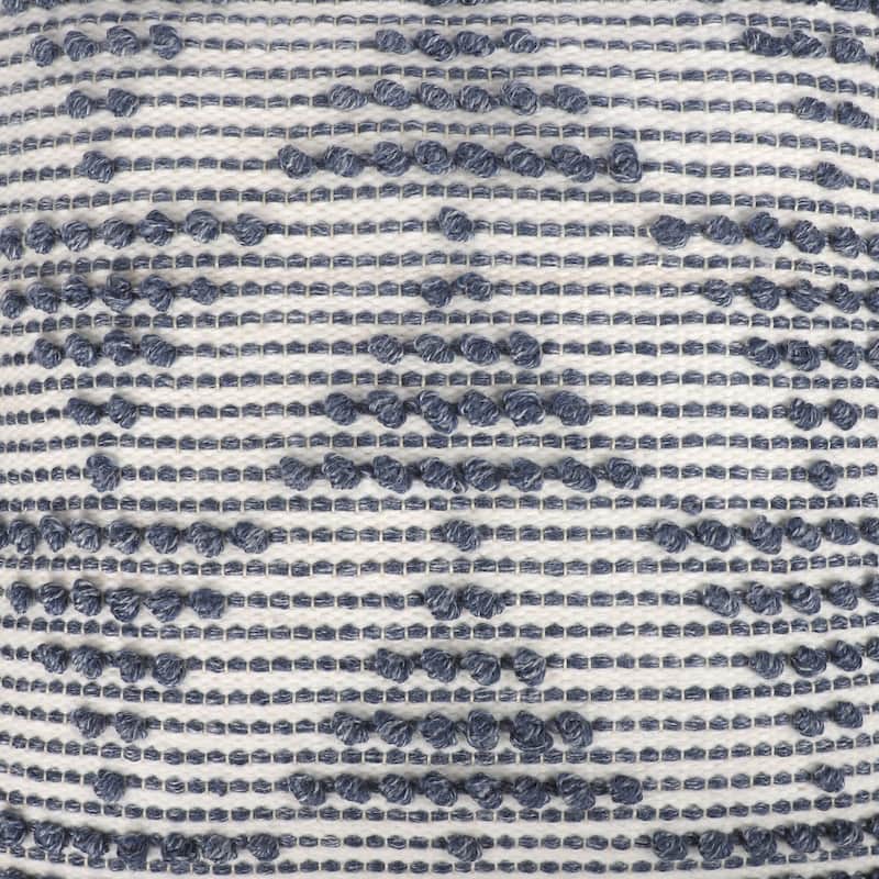 Sevita Farmhouse Geometric Hand-Woven Indoor/Outdoor Throw Pillow