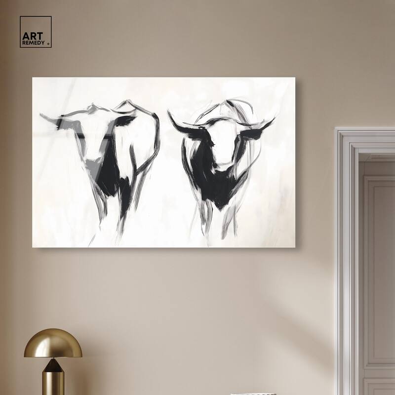 Bovine I Acrylic by Art Remedy, Ready to Hang