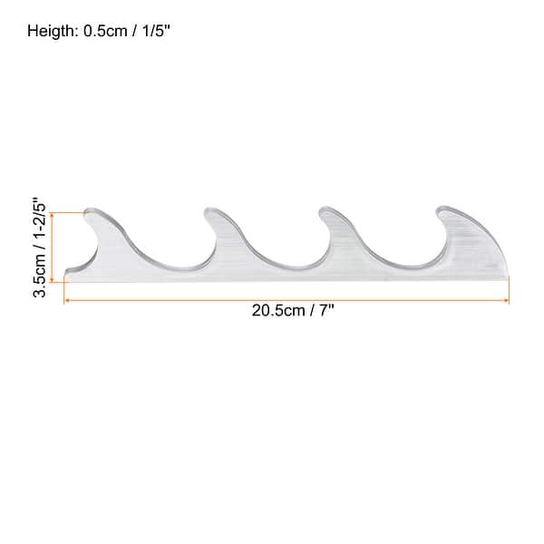 Chaise Adjustment Brackets, 4 Position 8" Length Back Support Adjuster